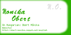monika obert business card